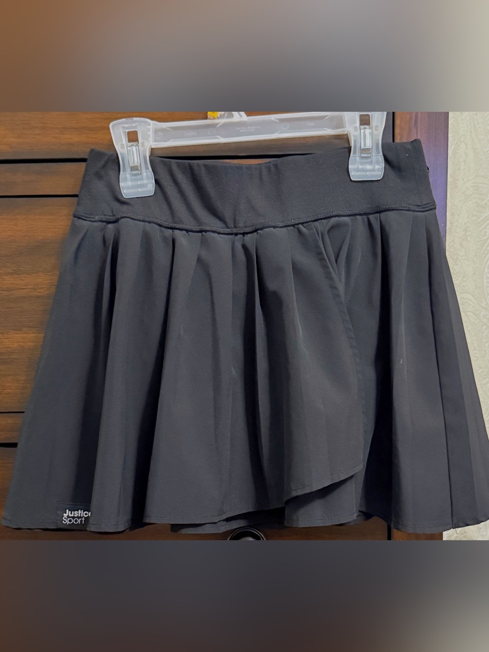 Justice Black Flared, Flowy Skort